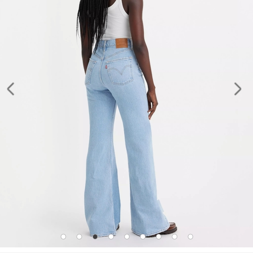 Womens Levi's Ribcage Bell Jeans